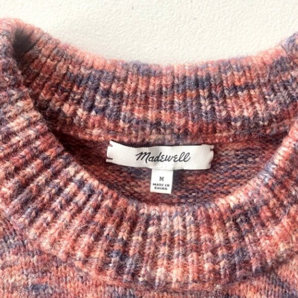 MADEWELL Multi-Colored Pink Sweater - Picture 3 of 5